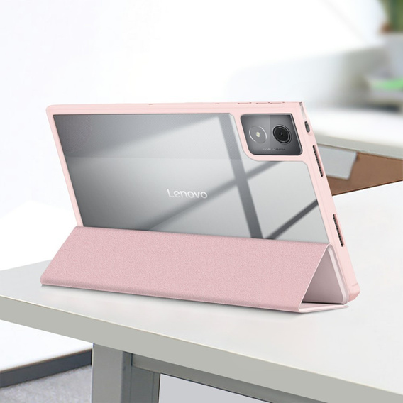 Чохол для Lenovo Tab K11 Plus, Smartcase Hybrid, з місцем для стилуса, рожевий