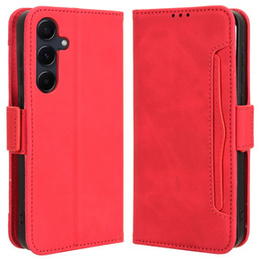 Футляр з клапаном для Samsung Galaxy A35 5G, Card Slot, червоний