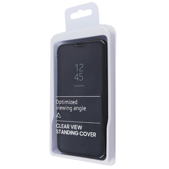 Чoхол до Samsung Galaxy A12 / M12 / A12 2021, Clear View, чорний