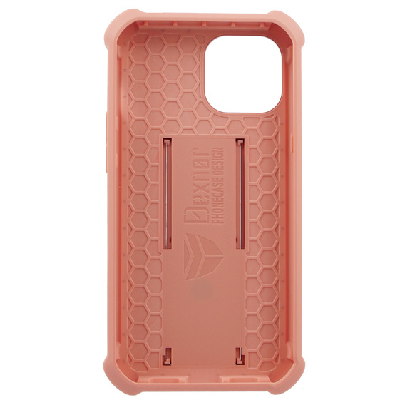 Броньований чохол для iPhone 13 mini, Dexnor Full Body, рожевий rose gold