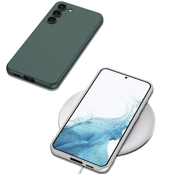 Чехол до Samsung Galaxy S23, GKK Slim CamShield, зелёный
