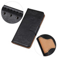 Футляр з клапаном для Samsung Galaxy S25 Edge, Crazy Horse Wallet, чорний