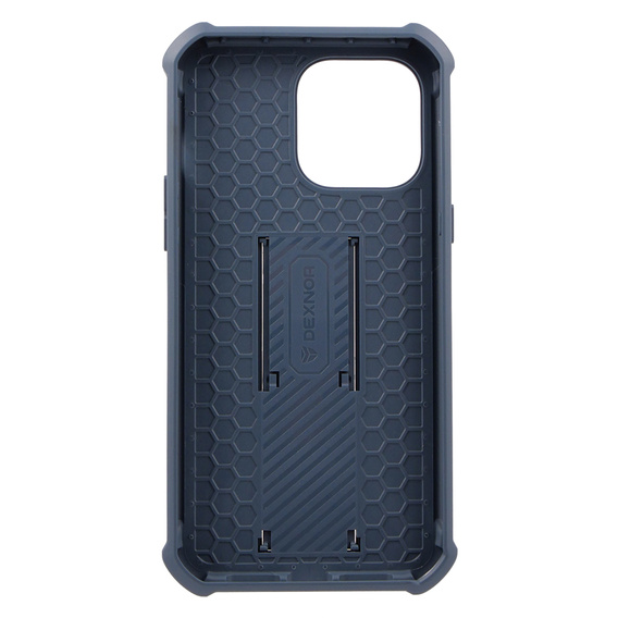 Броньований чохол для iPhone 14 Pro Max, Dexnor Full Body, темно-синій