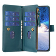 Откидной чехол для Samsung Galaxy A54 5G, Wallet Zipper Pocket, чёрный