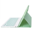 Чохол + клавіатура iPad 10.9 2022 10 Gen, Pen Slot, світло-зелений