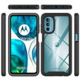 Чехол для Motorola Moto G52 4G / G82 5G, Shockproof, с пленкой, чёрный