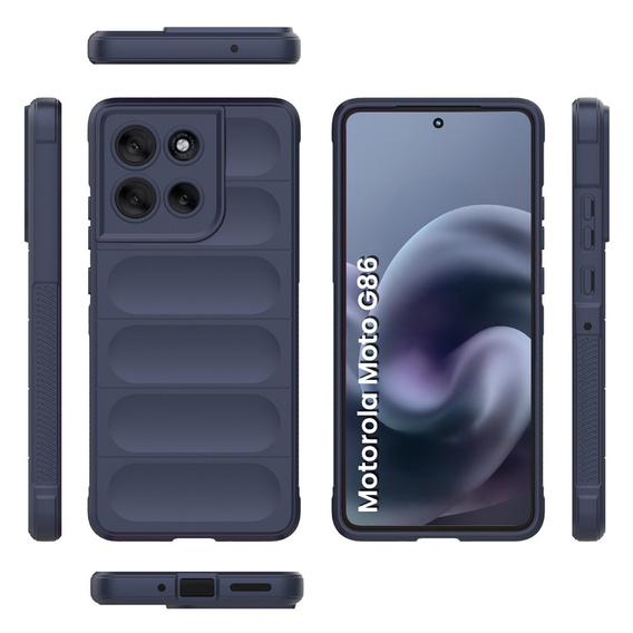 Чехол до Motorola Moto G86 Power 5G, Gaming Shockproof, темно-синий