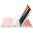 Чехол + клавиатура Xiaomi Pad 5/5 Pro, розовый rose gold