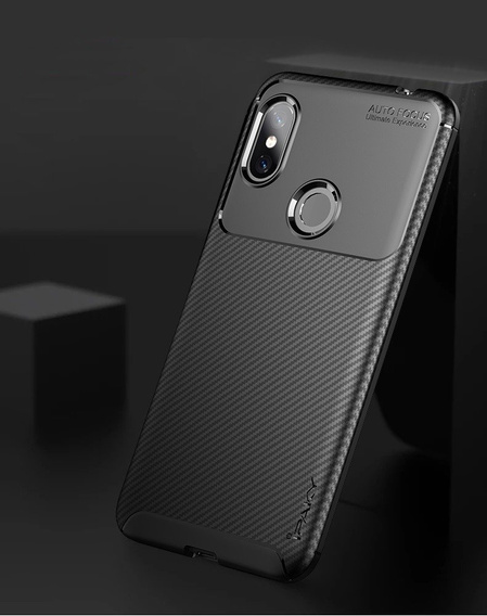 Чoхол до Xiaomi Redmi Note 6 Pro, Carbon Gel, чорний