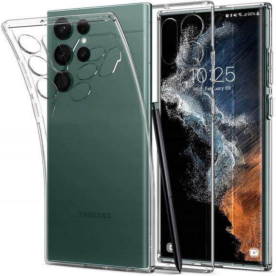 Чoхол Spigen до Samsung Galaxy S22 Ultra, Liquid Crystal, прозорий