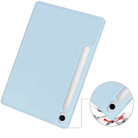 Чехол для Samsung Galaxy Tab S10 FE+ Plus, Smartcase с местом для стилуса, синий