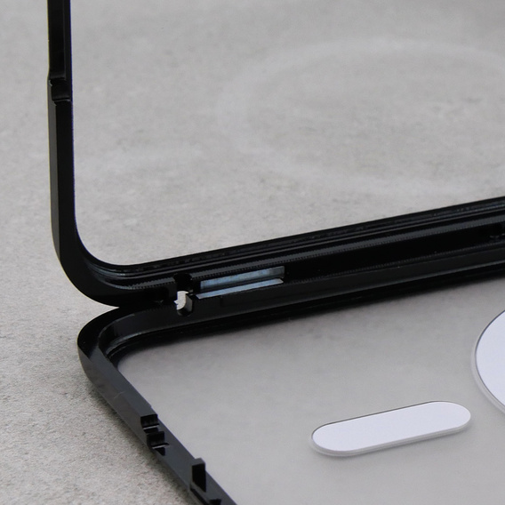 Магнітний чохол Dual Glass MagSafe для Samsung Galaxy S23, чорний