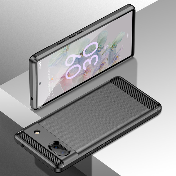 Чехол до Google Pixel 6A, Carbon, чёрный