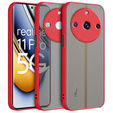 Тонкий корпус для Realme 11 Pro / 11 Pro +, Slim, прозрачный / красный