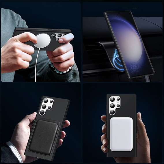 Чехол до Samsung Galaxy S23 Ultra, Silicone MagSafe, чёрный