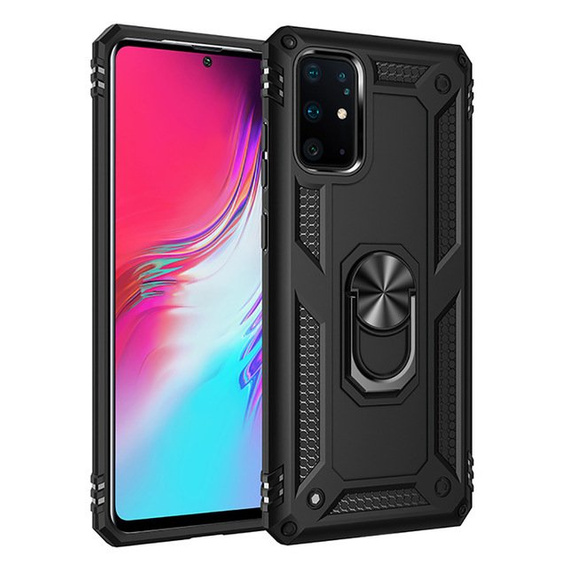 Броньований Чoхол до Samsung Galaxy S10 Lite, Nox Case Ring, чорний