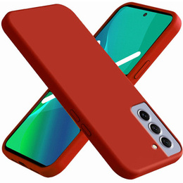 Чехол до Samsung Galaxy S22+ Plus 5G, Silicone Lite, красный