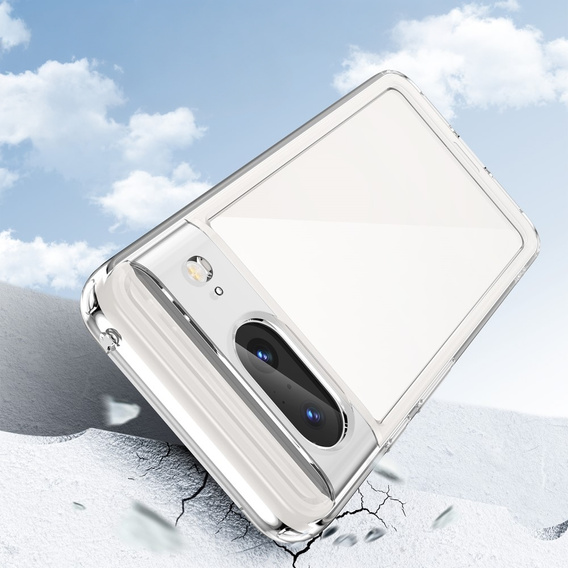 Чохол для Google Pixel 8, Fusion Hybrid, із захистом камери, прозорий
