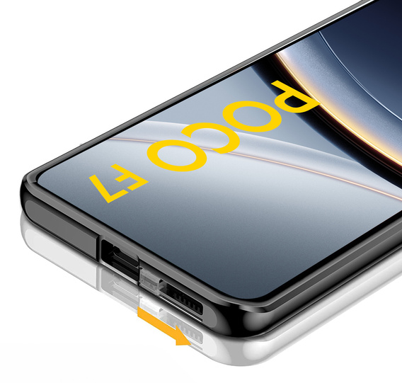 Магнітний чохол Dual Glass для Xiaomi Poco F7 5G
