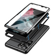 Чехол для Samsung Galaxy S23 Ultra, Magnetic Dual Glass, чёрный