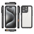 Водонепроникний чохол IP68 для iPhone 16 Pro, чорний