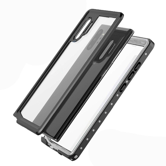 Водонепроникний чохол IP68 для Samsung Galaxy Note 10+ Plus, Redpepper, чорний