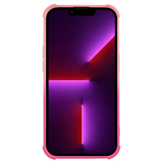 Силіконовий чохол для iPhone 13 Pro Max, градієнтний магнітний, для MagSafe, рожевий