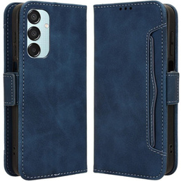 Футляр з клапаном для Samsung Galaxy M15 5G, Card Slot, темно-синій