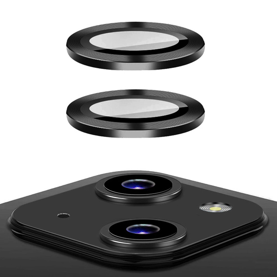 Защитное стекло на камеру до iPhone 13 / 13 mini, Black