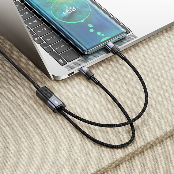 Адаптер HOCO - USB-C TYPE-C на Lightning, Black