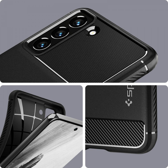Чoхол Spigen до Samsung Galaxy S21 FE, Rugged Armor, чорний