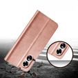 Откидной чехол для Oppo A17, LC.IMEEKE, розовый rose gold