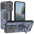 Чехол для Xiaomi Poco F6 Pro, KickStand Camera Lens, синий