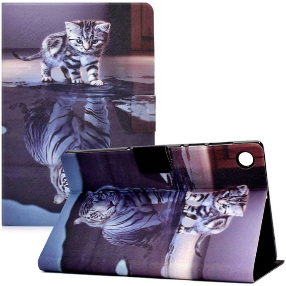 Чохол для Lenovo Tab M10 Plus Gen. 3, Stand Case, Cat and Tiger