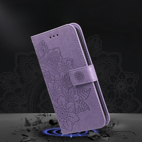 Чохол-книжка для Samsung Galaxy A54 5G, Mandala Flower, фіолетовий
