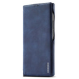 Откидной чехол для Samsung Galaxy S23 Ultra, ERBORD Retro, синий