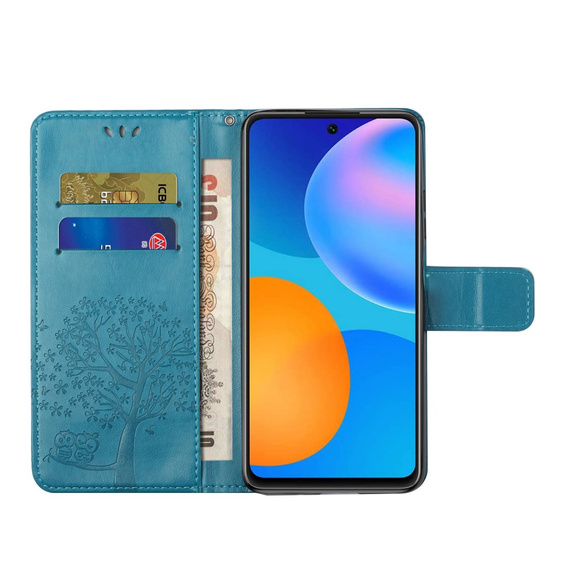 Чoхол Wallet до Xiaomi Redmi Note 11/11S, Owl Tree, Blue