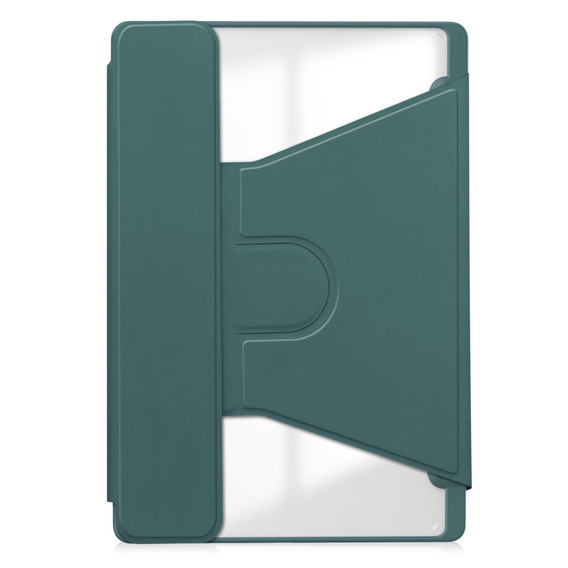 Чохол клавіатура для Samsung Galaxy Tab S6 Lite 2024 / 2022 / 2020, Rotary 360° Leather, темно-зелений