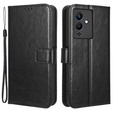 Футляр з клапаном для Infinix Note 12 5G, Crazy Horse Wallet, чорний