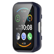 Чехол 2 в 1 + закаленное стекло для Huawei Watch Fit / Fit SE, темно-синий
