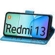 Чохол-книжка для Xiaomi Redmi 13, Butterfly, м'яти