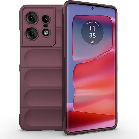 Чехол до Motorola Edge 50 Pro 5G, Gaming Shockproof, бордовый
