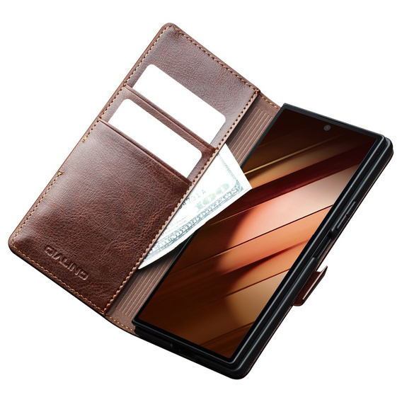 Кожаный чехол-кошелек с функцией подставки для Samsung Galaxy Z Fold7