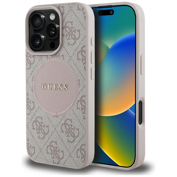 Чохол Guess 4G Circle з класичним логотипом, для MagSafe для iPhone 16 Pro Max