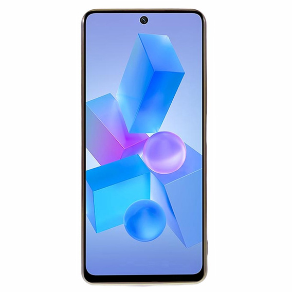 Чохол для Infinix Hot 40i, Glamour CamShield, чорний
