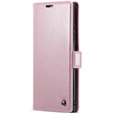 Чохол-обкладинка CASEME для Samsung Galaxy Note 20 Ultra, Waxy Textured, рожевий