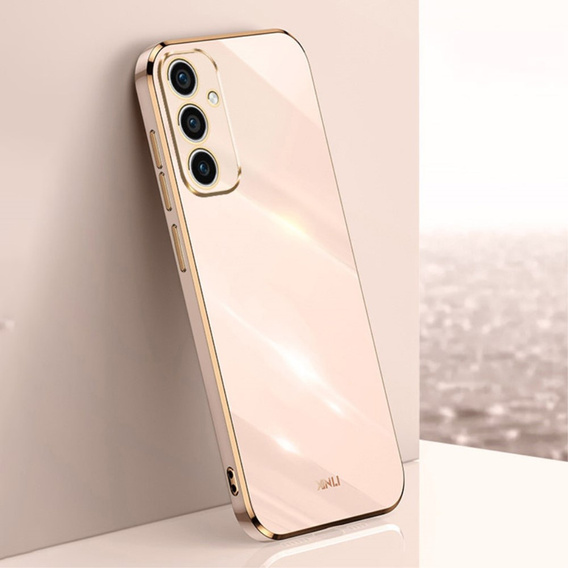 Чехол для Samsung Galaxy A55 5G, Glamour CamShield, розовый