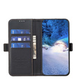 Чохол-книжка для Samsung Galaxy A15, BINFEN Wallet, чорний + скло 9H