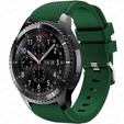 Силиконовый ремешок Twill Texture 22mm, Dark green