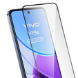 Закаленное стекло 3D для Vivo Y19s, чёрная рама